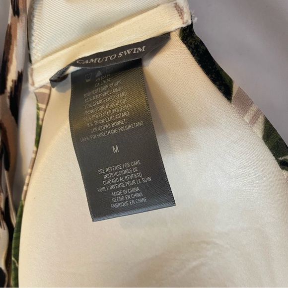 Vince Camuto Swim collection 2-Piece Swim suit in Green Multi Size M for both - Picture 4 of 8